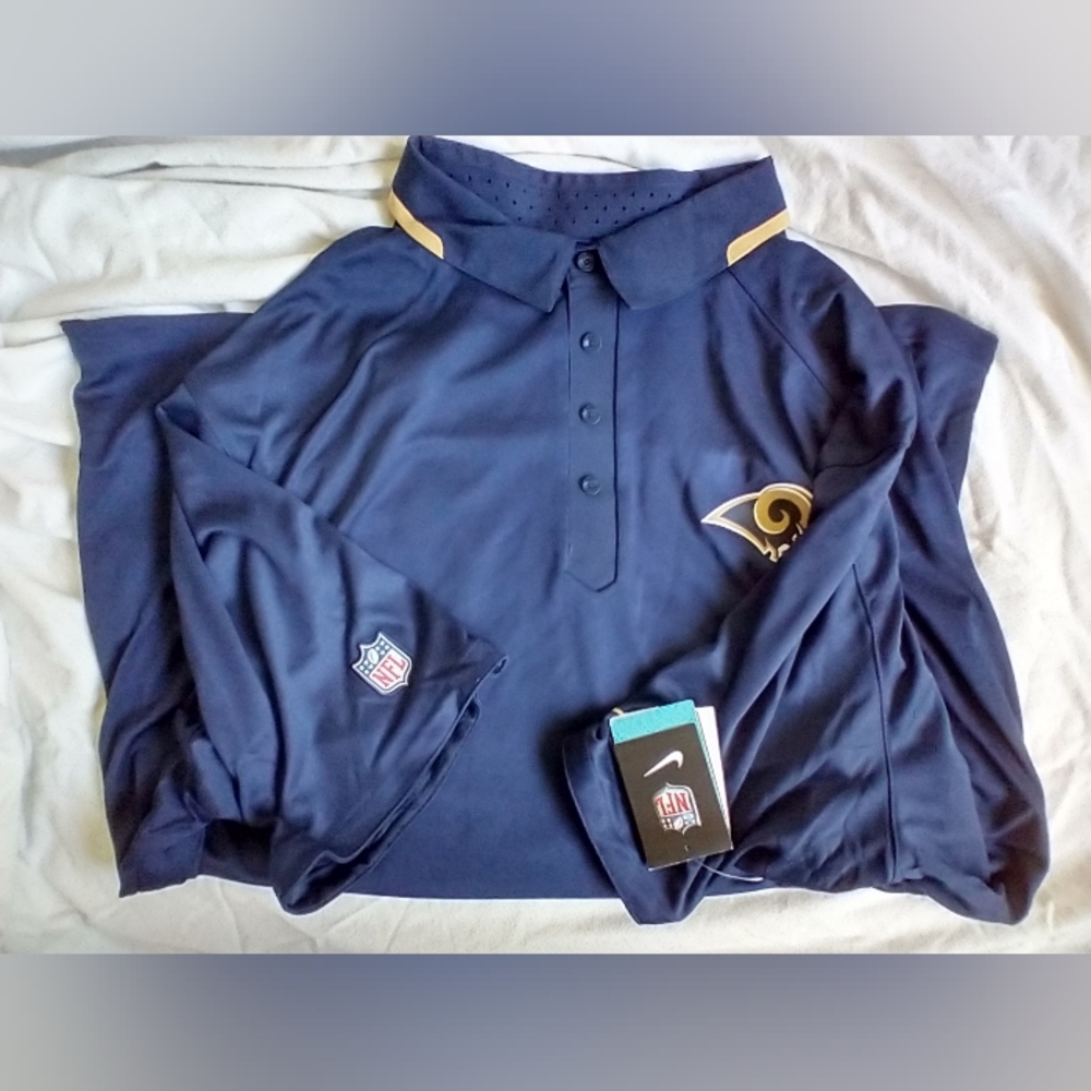 LA Rams Polo Shirt from NIKE SIZE MENS 3XL